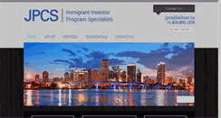 Desktop Screenshot of jpcsimmigration.com
