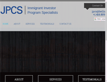 Tablet Screenshot of jpcsimmigration.com